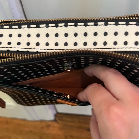 Fossil Polka Dot Crossbody Purse - Picture 3 of 10